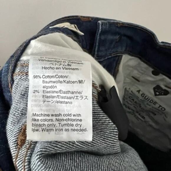 Madewell 10" High-Rise Skinny Jeans: Cutout Tulip Hem Edition - Picture 7 of 8